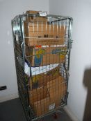 Contents of Trolley Containing Various Reference Books, DVDs, Videos, Etc