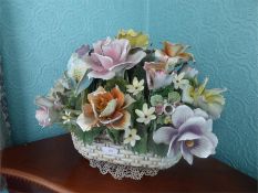 Large Ceramic Flower Display