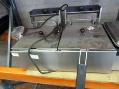 *Ace Catering Two Basket, Two Compartment Fryer Model:EF82L