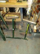 Pair of Record Power Adjustable Height Feed Rollers