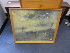 Framed Print of a Meadow Scene