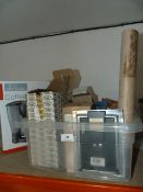 Box Containing Assorted Photo Frames, Turpentine, Etc