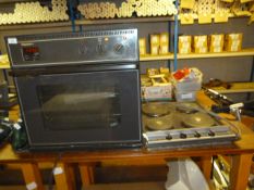 Hotpoint Built In Oven with Four Ring Electric Hob