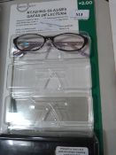 *Pair of Ready Reader Glasses +1.5