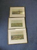 Three Print of the Quorn Hunt Published 1835