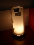 *Chrome and Glass Touch Lamp