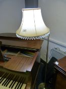 Antique Brass Finish Reading Lamp with Shade
