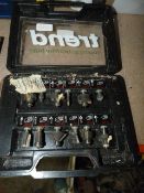 Box Containing Twelve Trend Router Bits 1/4 Inch