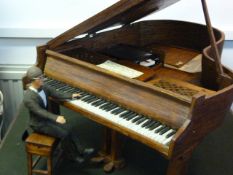 Scratch Built Model of a Grand Piano made From Matchsticks