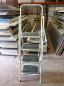 Four Tread Tubular Set of Steps