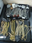 Four Trays Containing Assorted Costume Jewellery