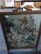 Tapestry Fire Screen