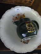 Coronation Bowl and a Wade Water Jug