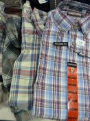*Three Checked Gents Shirts (Size Medium)
