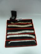 Five Necklaces and a Costume Jewellery Ring