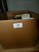 Box Containing Assorted Center Punches, Drill Bits, Etc