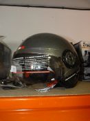 Crivit Open Face Trendy Leather Look Helmet (Size Large)