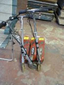 Three Rechargeable Flyer Scooters