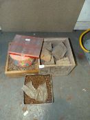 Three Boxes of Assorted Nails, Screws, Etc