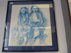 Framed Original Pastel by Rod Baker