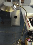 Antique Brass Effect Reading Lamp with Dim Switch