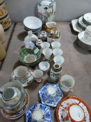 Assorted Chinese and Oriental Decorative Ware, Rice Dishes, Etc