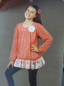 *Nine Coral Tops with Leggings (Various Sizes)