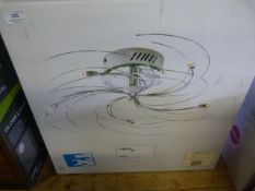 *Chrome Ceiling Light Spiral