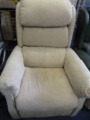 *Beige Electric Recliner