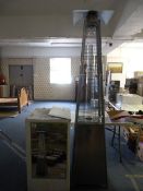 *Stainless Steel and Glass LPG Patio Heater plus One Other