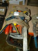 Assorted Engineers and Joiners Clamps
