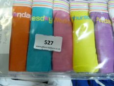 *Five Pack of Seven Girls Briefs (Size 2-3)