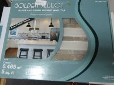 *Two Boxes of Golden Select Mosaic Tiles