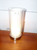 *Chrome and Glass Touch Lamp