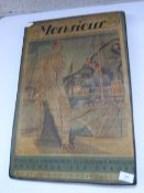 French Advertising Sign Monsieur