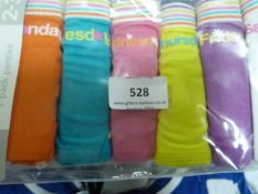 *Five Pack of Seven Girls Briefs (Size 2-3)