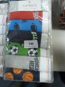 *Five Packs of Seven Boys Briefs (Size 2-3)