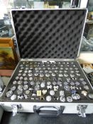Aluminium Flight Case Containing 39 Jewelry Rings