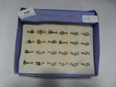 Twenty Five Assorted Fashion Rings