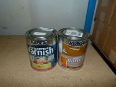 2x7500ml Ronseal Varnish