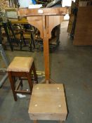 Bird Table and a Oak Stool