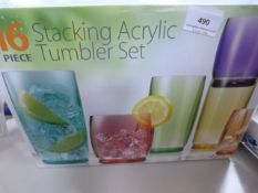 *Acrylic Drinkware 15 Piece