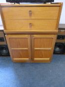 Teak Music Cabinet