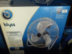 *Blyss 45cm Chrome Fan