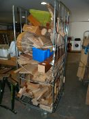 Contents of Trolley Containing Various Soft and Hard Woods