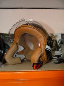 Crivit Trendy Leather Look Helmet (Size Medium)