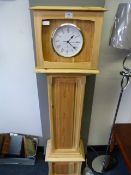 Pine Grandmother Clock