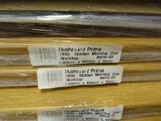 *Prema Bushboard 2510 Golden Morning Oak Worktop 3000mm by 600mm by 30mm