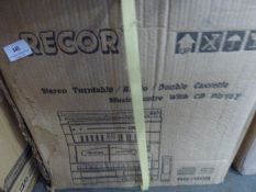 *International Stereo Turntable, Radio, Double Cassette and CD Player