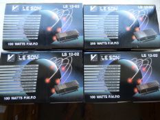 *Four Leeson Model:LS1203 200 watt Four channel High Power Amplifiers